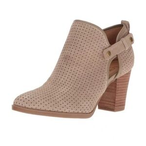 Franco Sarto Dakota Suede Ankle Bootie Tan 7.5
